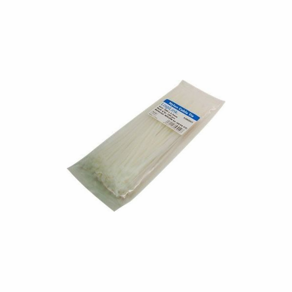 LogiLink organizér Clamp band White 100 kusů (KAB0003)