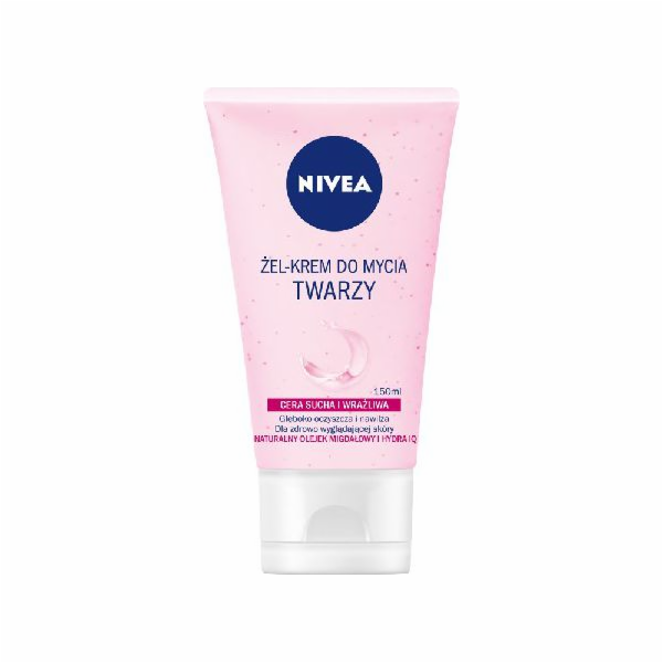 Nivea Čistící gel-krém na obličej pro suchou a citlivou p...