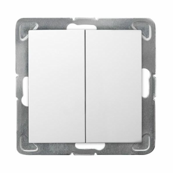 Ospel Double button Impresja bílá (LP-17Y/m/00)