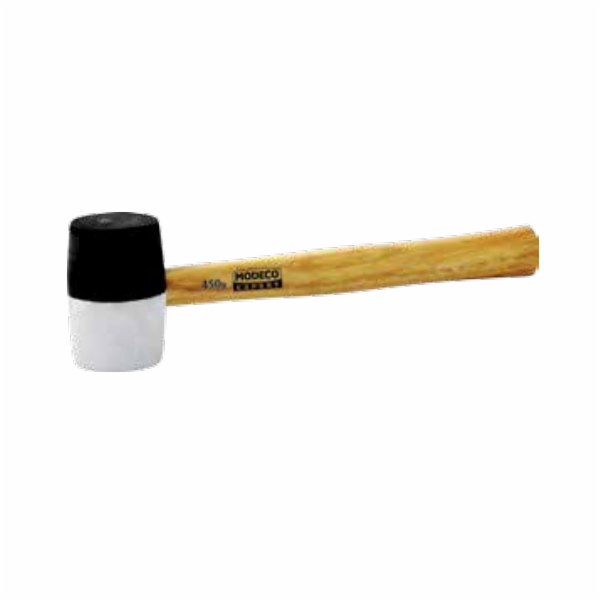 Modeco gumové kladivo s dřevěnou rukojetí 680g (MN-31-224)