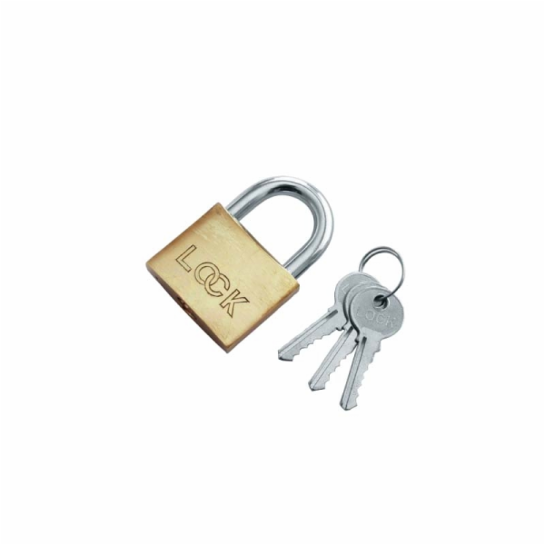Modeco BOXER LOCK mosazný visací zámek s třmenem 38mm MN-...