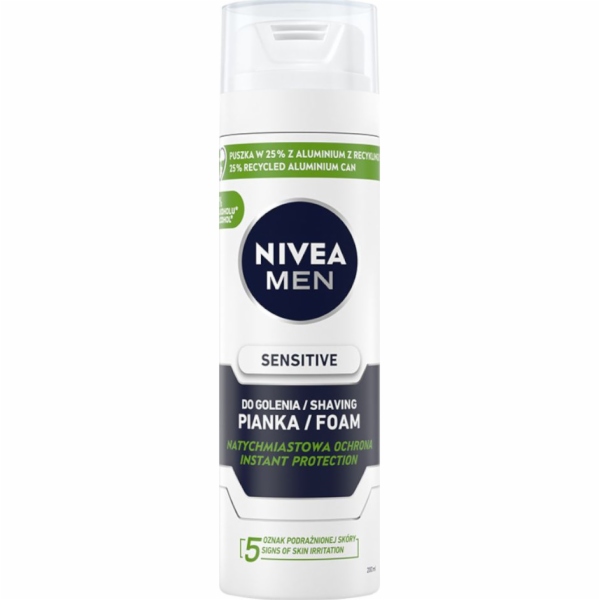 Nivea FOR MEN Zklidňující pěna na holení 200ml