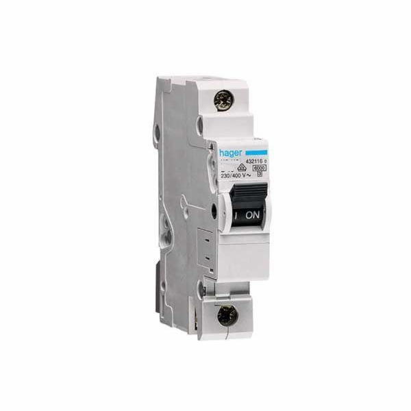 MCN125E MINIATURE CIRCUIT BREAKER C 25A 1P 1M 6KA