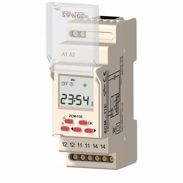 Zamel 1-kanálový týdenní časovač Econo 230V AC ZCM-11E