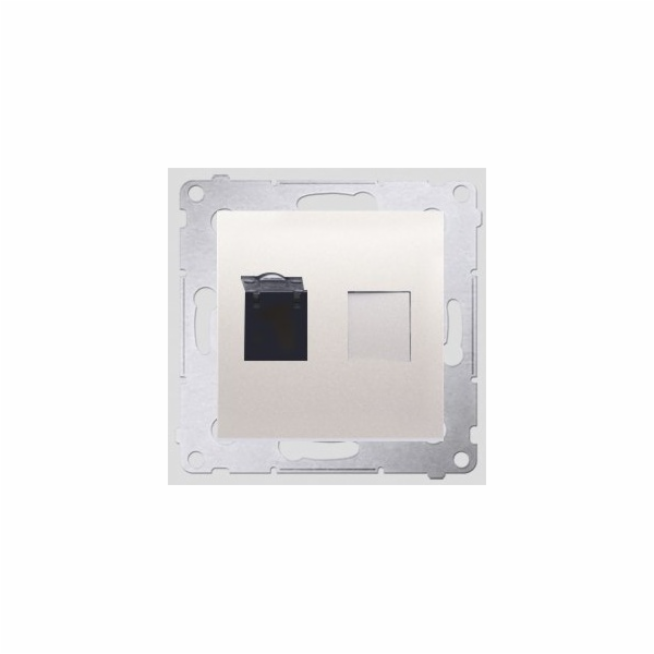 Kontakt-Simon SIMON54 jedna počítačová zásuvka RJ45 kat.6...