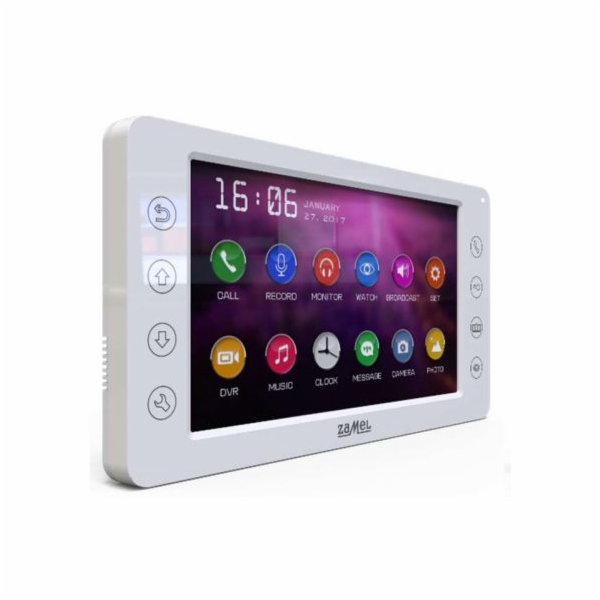 Zamel Video monitor s dotykovými tlačítky 7palcový bílý V...