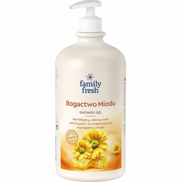 Soraya Family Fresh sprchový gel HONEY RICHNESS s pumpičk...