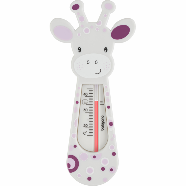 BabyOno Giraffe Grey koupelnový teploměr
