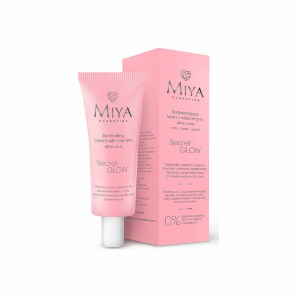Miya Secret Glow Face Cream s vitamíny osvětlující 30 ml