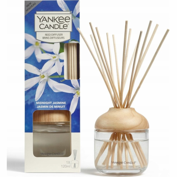 Aroma difuzér Yankee Candle, Půlnoční jasmín, 12 stébel, ...