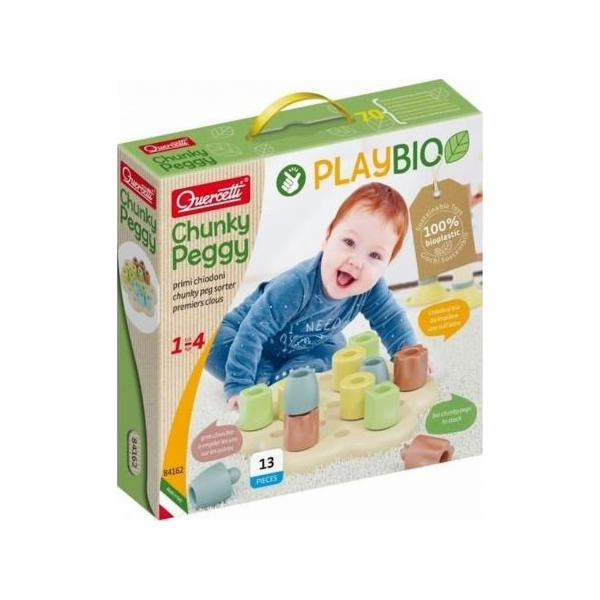 Huňatá skládačka Quercetti Playbio