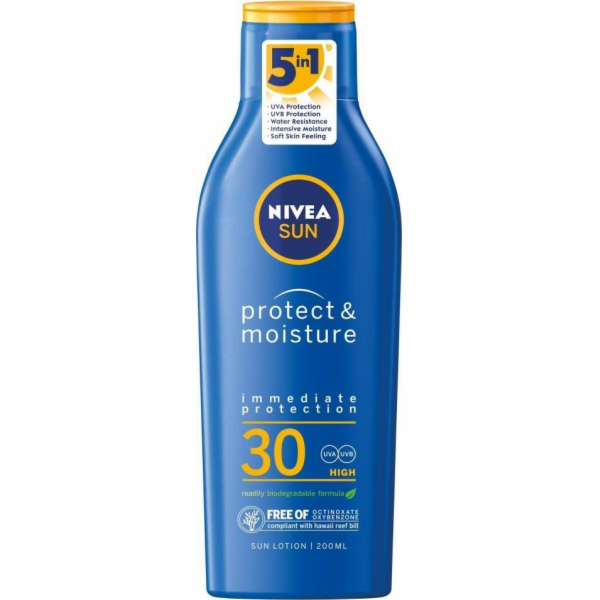 Nivea nivea_sun chrání vlhkost zvlhčování SPF30 200 ml ba...