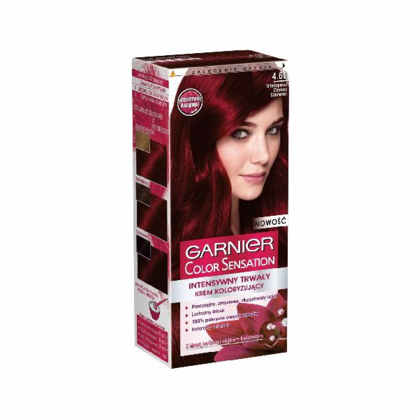 Garnier Color Sensation Coloring cream 4,60 Red Brown - I...