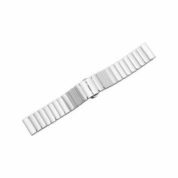 Beline Beline Řemínek k hodinkám 22mm Pevná bílá/bílá