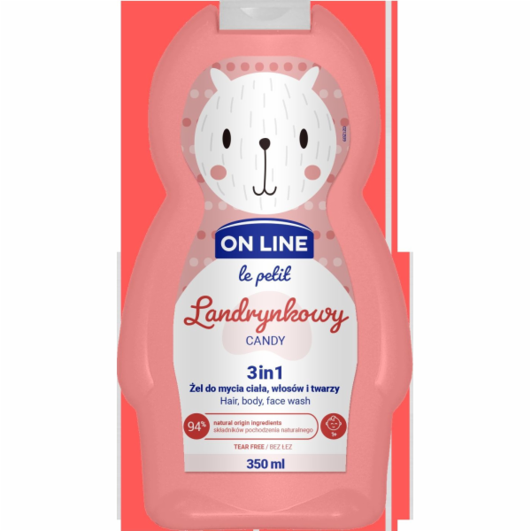 On Line Le Petit prací gel pro děti 3v1 Tvrdé cukroví