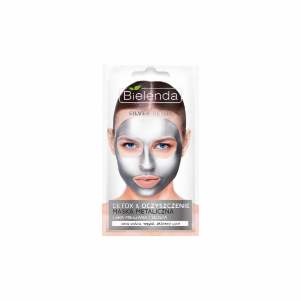 Bielenda Silver Detox Detoxikační maska pro smíšenou a ma...