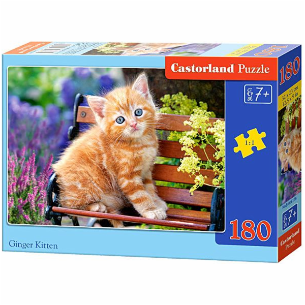 Castorland Puzzle Red kitty 180 dílků (018178)