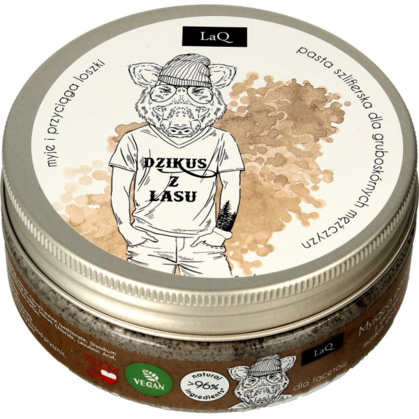 LaQ LaQ Body Scrub&Wash Mycí tělový peeling pro muže Sava...