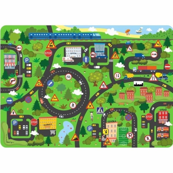 HENRY Podložka na stůl - Dopravní značky