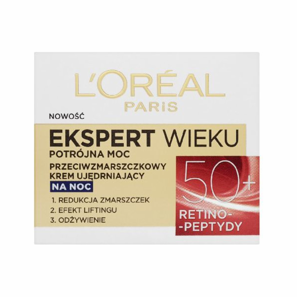 L'Oreal Paris Age Expert 50+ zpevňující noční krém 50 ml
