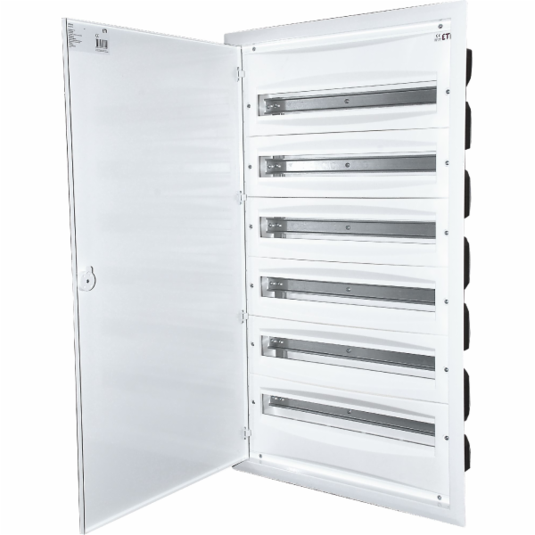 ERP24-6 PLASTIC SWITCHGEAR PT 144 6X 24M N+PE IP40 IK10 9...