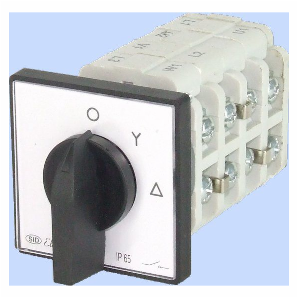 Elektromet vačkový spínač hvězda-trojúhelník 3P 40A IP65 ...