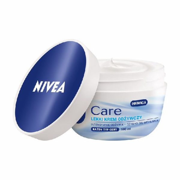 Nivea Care Lehký výživný krém pro všechny typy pleti 100ml