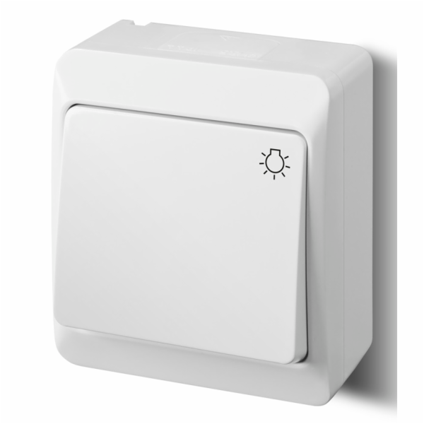 Elektro-Plast Spínač na povrch Hermes bílé světlo (0336-02)