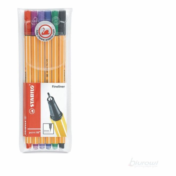 Jemné linky Stabilo POINT 0,4nn 6 barev (SH1011)