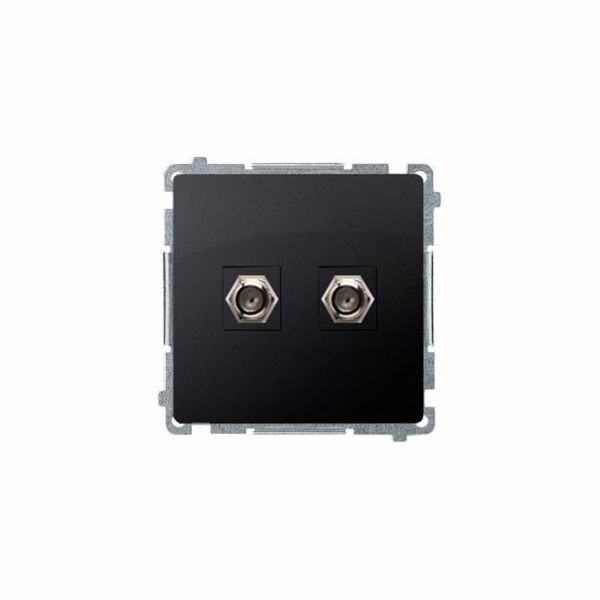 Kontakt-Simon Simon Basic dvojitá anténní zásuvka, typ F,...