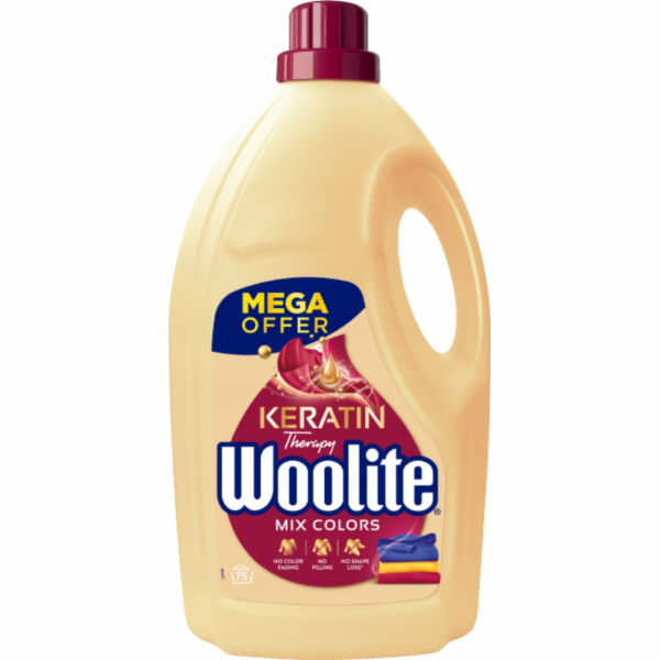 Woolite na barevné prádlo s keratinem 4.5l / 75 pracích d...
