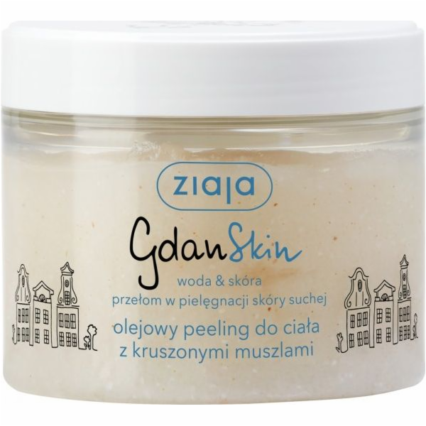 Ziaja GdanSkin olejový tělový peeling s drcenými skořápka...