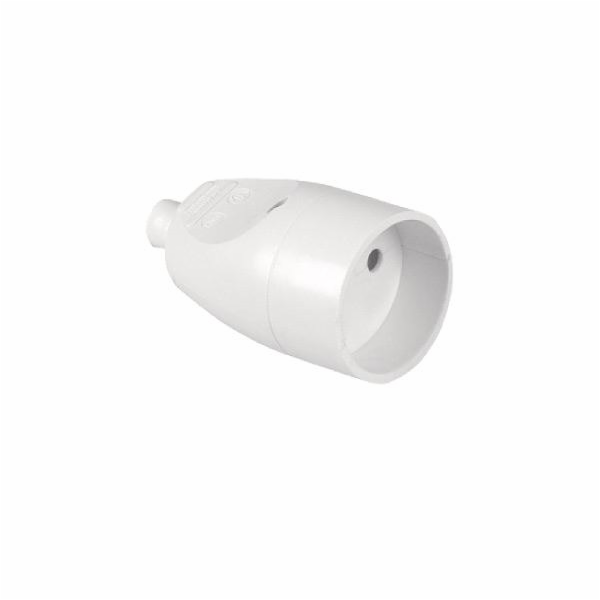 Opal Single přenosná zásuvka 2P bílá