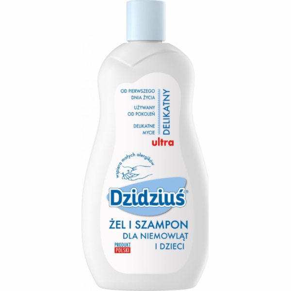 Dzidziuś Gelový šampon pro kojence a děti s pšeničnými pr...