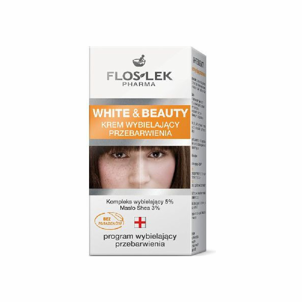 Floslek White and Beauty Discoloration bělící krém 50 ml
