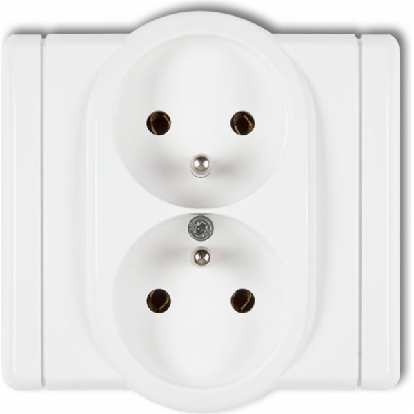 Potrubí Flexi dvojitá zásuvka bez bílé (FGP-2z)