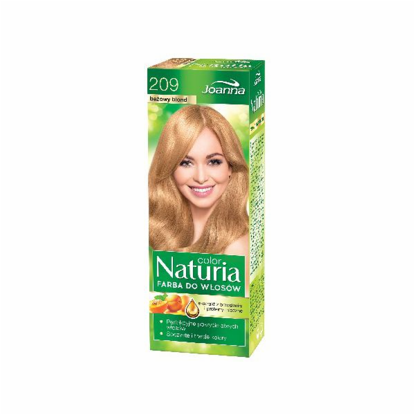 Joanna Naturia Color Barva na vlasy č. 209-béžová blond 1...