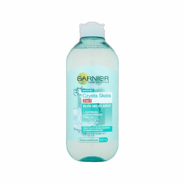 Garnier Clean Skin Micelární fluid 3v1 400ml