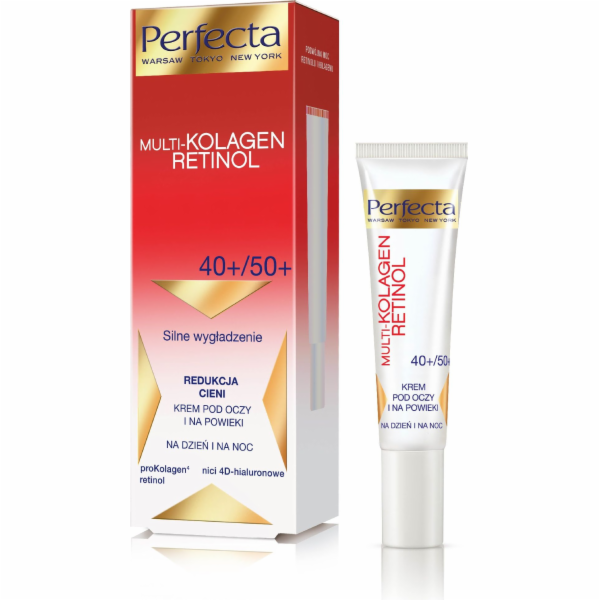 Perfecta Oční krém Multi-Collagen Retinol 40+/50+ vyhlazu...