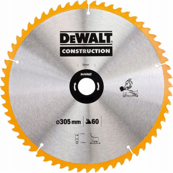 Dewalt kotoučová pila 305x30mm x 60z (DT1960-QZ)