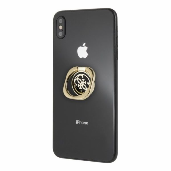 Guess Ring stand Black/Gold Praktické držadlo ve tvaru pr...