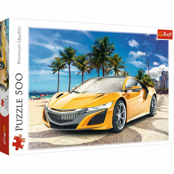 Puzzle 500 prvků letní dobrodružné auto
