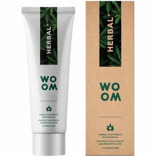 Woom Herbal+ bylinná zubní pasta 75ml