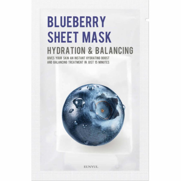 Eunyul Blueberry hydratační plátěná maska s lesním ovocem...