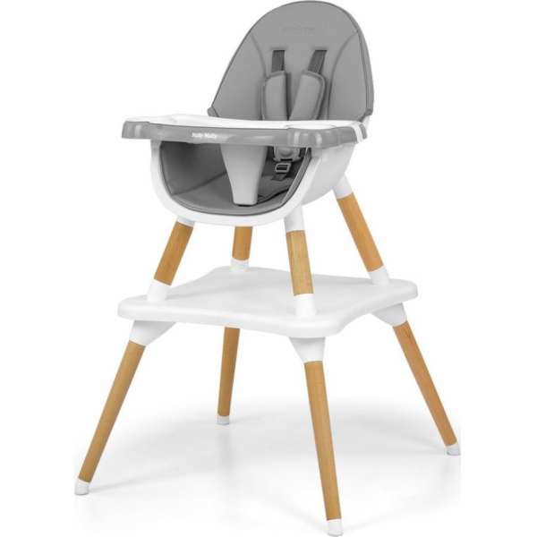 2in1 Malmo Grey Feeding Chair