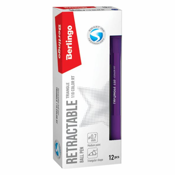 Berlingo Berlingo, kuličkové pero, modré, 12 ks, 0,7 mm, ...