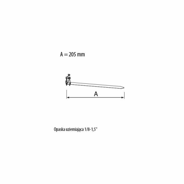 Pawbol zemnící pásek 1/8-1,5'' (R.8181)