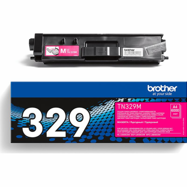 Originální purpurová tonerová kazeta Brother TN-329 (TN329M)