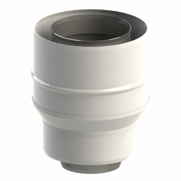 Adaptér Jeremias 60/100-80/125 pro kotel Ariston (TWIN182...