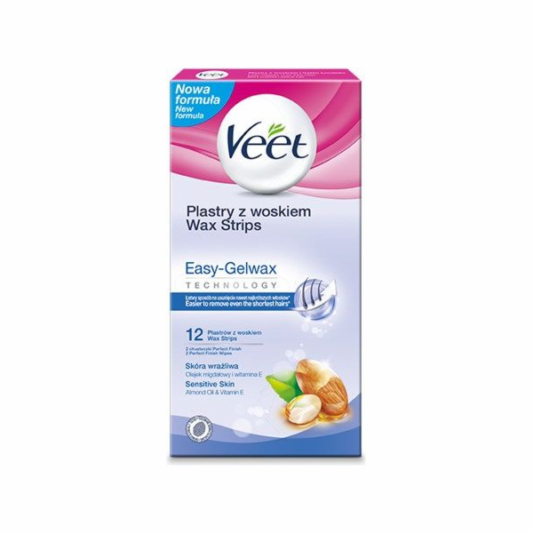 Veet Studené vosk. pásky pro citlivou pokožku 12ks